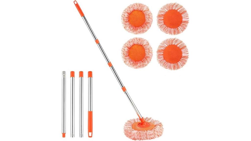 adjustable cleaning mop set