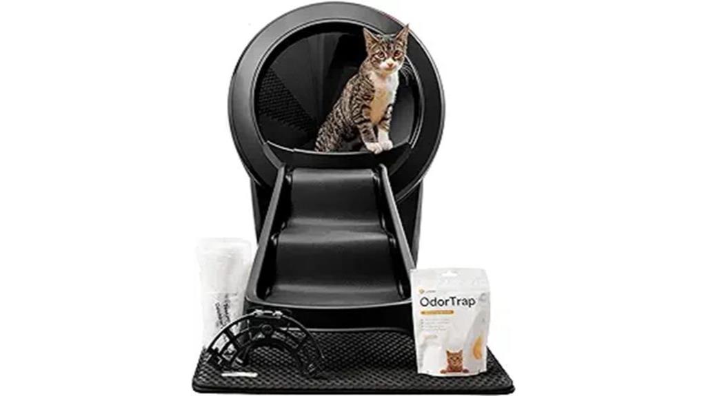 automatic self cleaning litter box