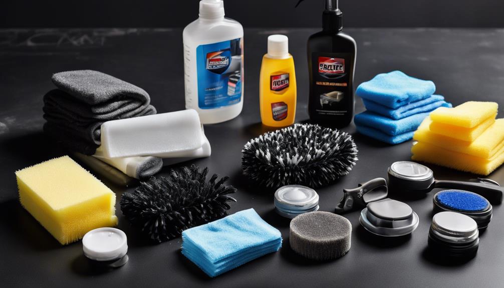 car cleaning kit selection