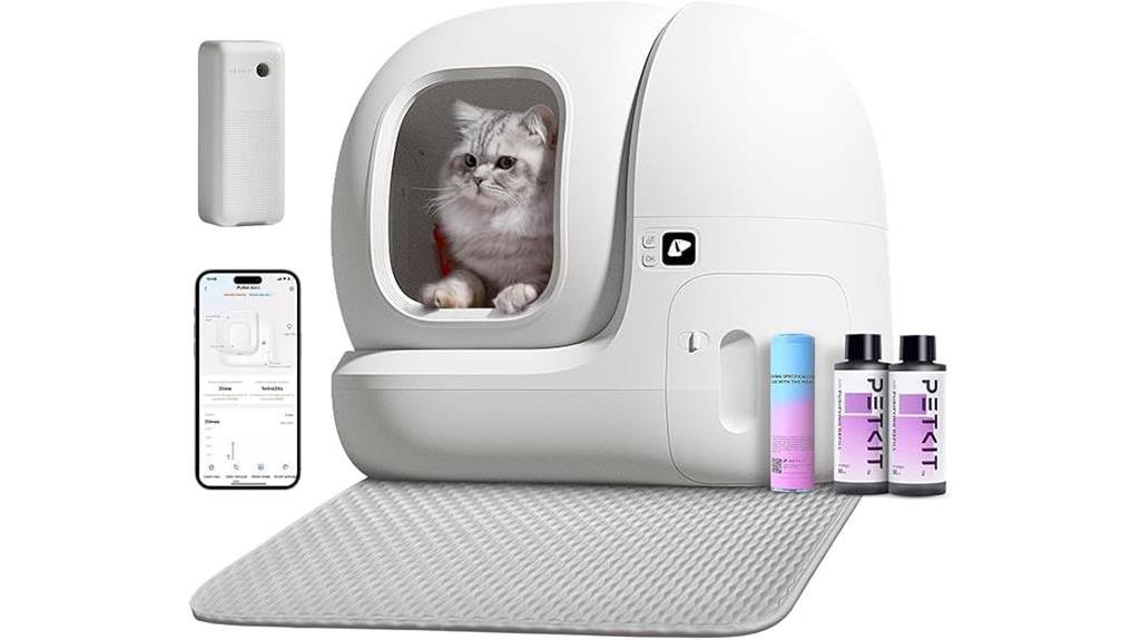 convenient self cleaning litter box