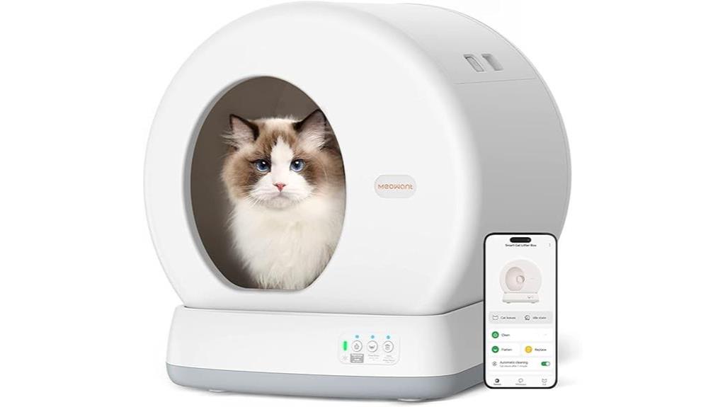 convenient self cleaning litter box