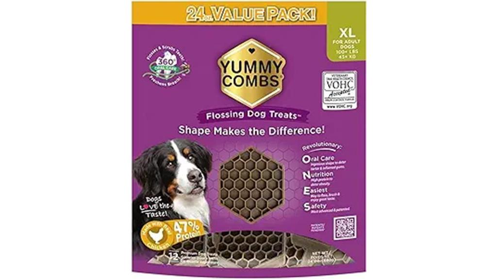 dog dental treats 24oz 12 count