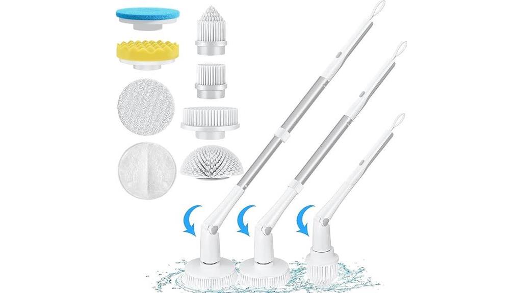 electric shower cleaning brush