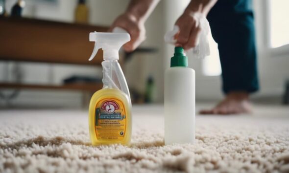 homemade carpet cleaning solution