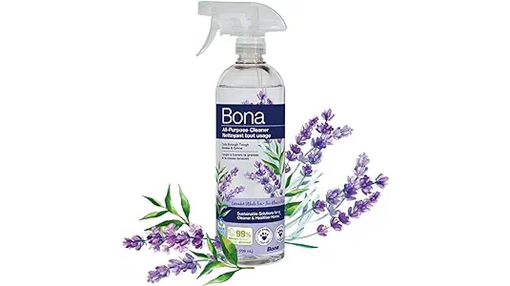 lavender white tea cleaner