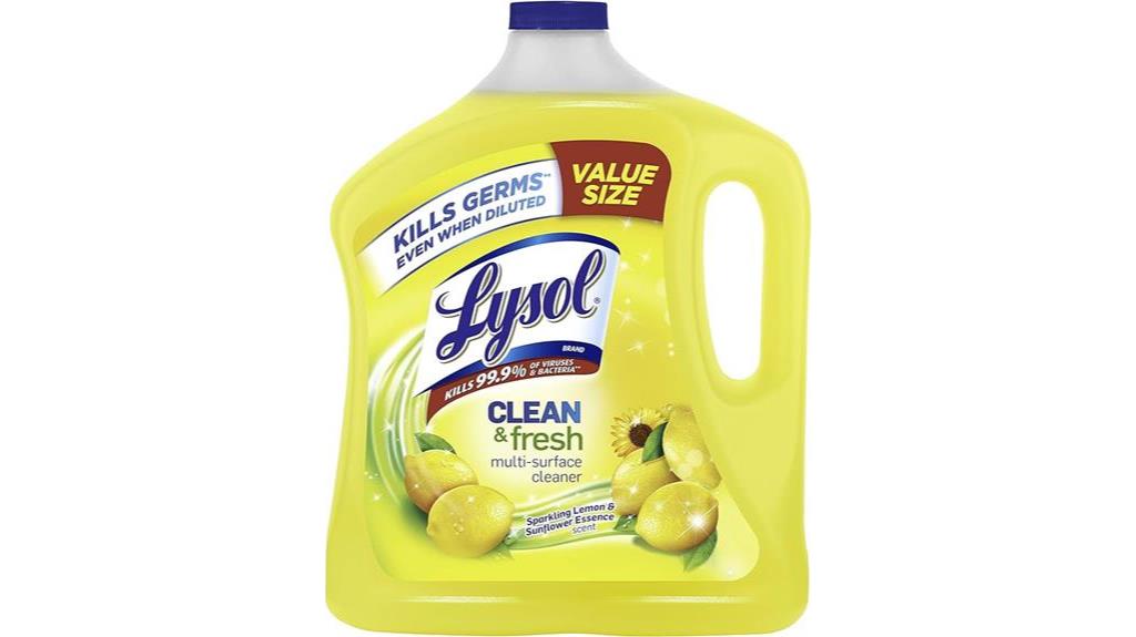 lemon scented lysol cleaner