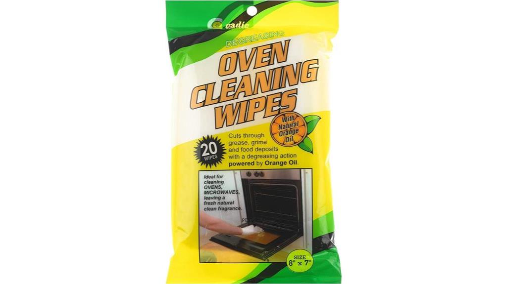 oven cleaning wipes degreasing