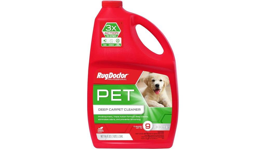 pet friendly carpet cleaner solution