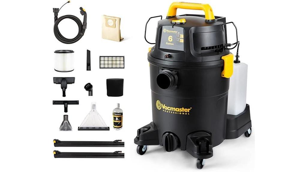 powerful wet dry vacuum cleaner