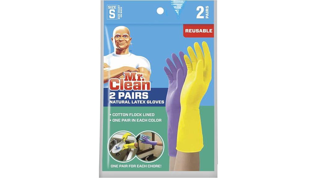 reusable latex gloves set