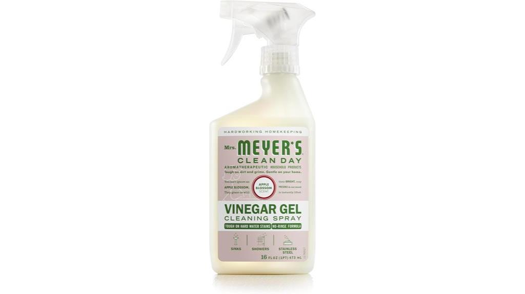 vinegar gel cleaning spray