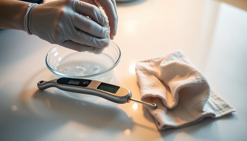 cleaning food thermometer guidelines