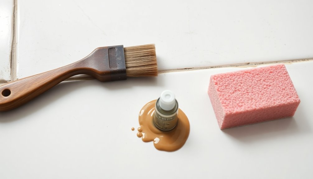 grout color restoration methods