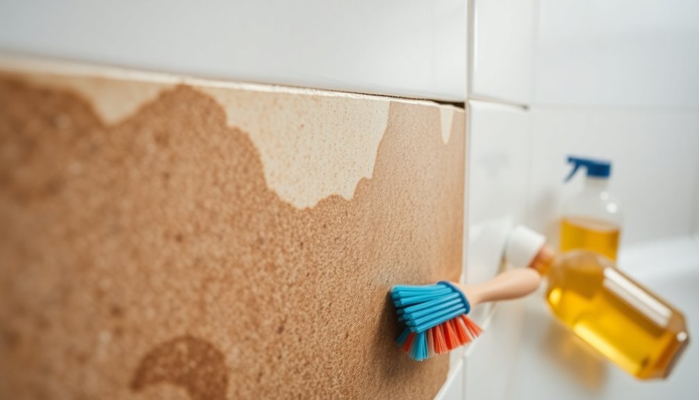 grout discoloration and staining