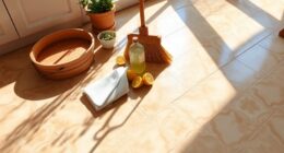 natural tile floor care