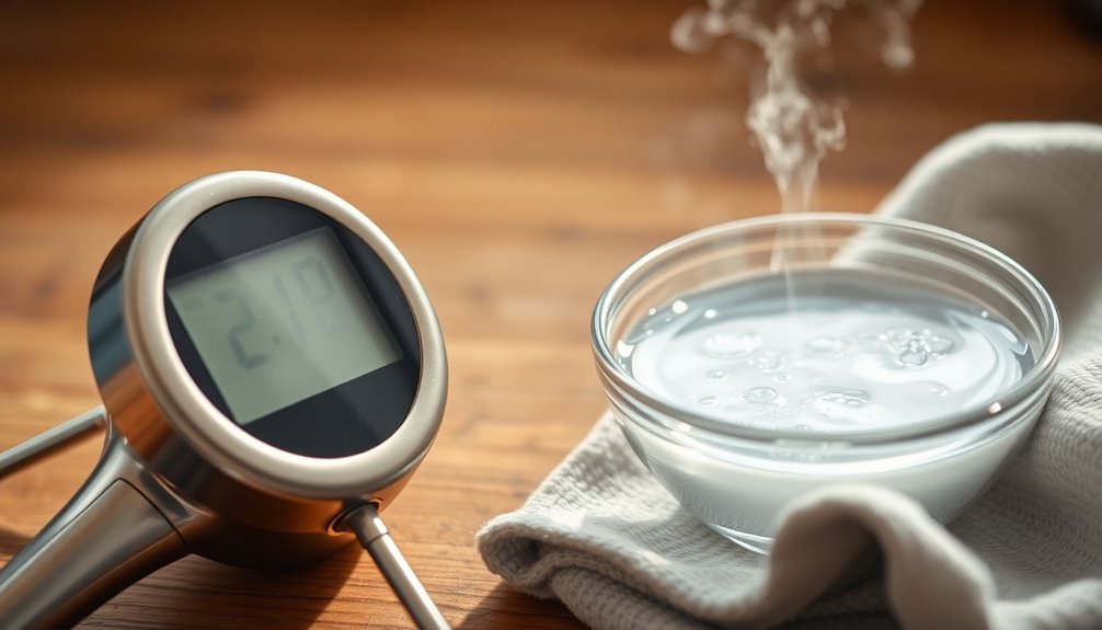 sanitize food thermometer regularly