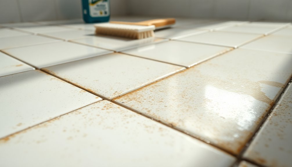 stained grout cleaning procedures