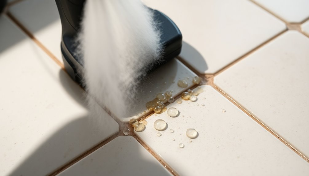 steam cleaner grout risks