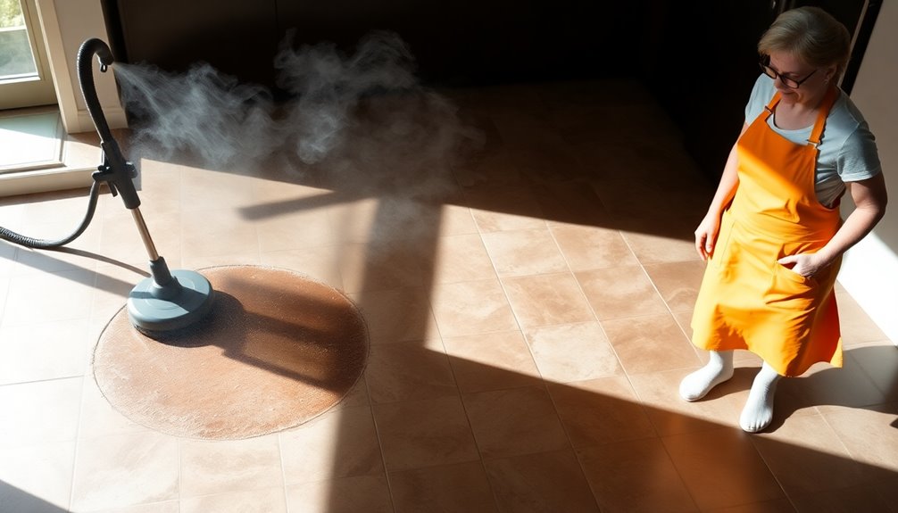 steam cleaning grout advantages
