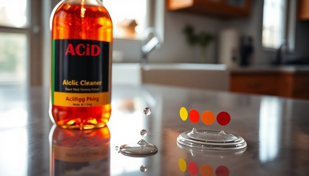 using acidic cleaners effectively