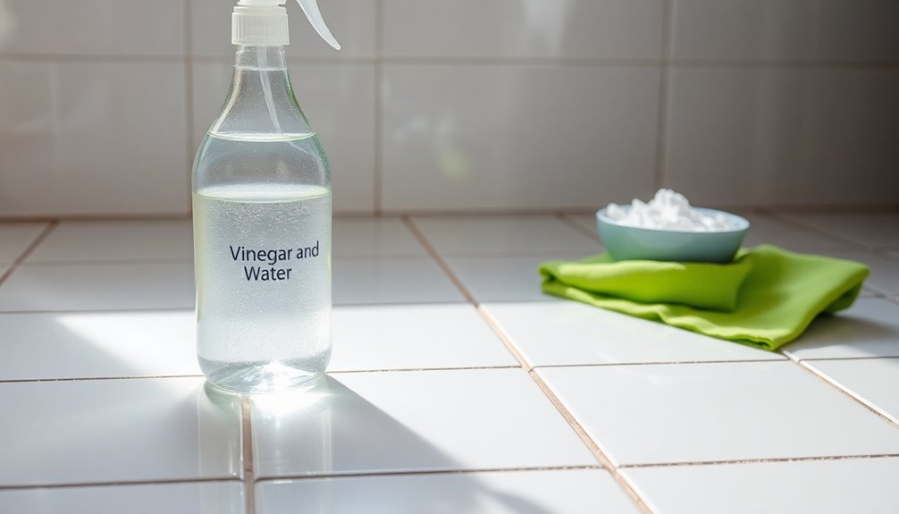 vinegar diluted with water