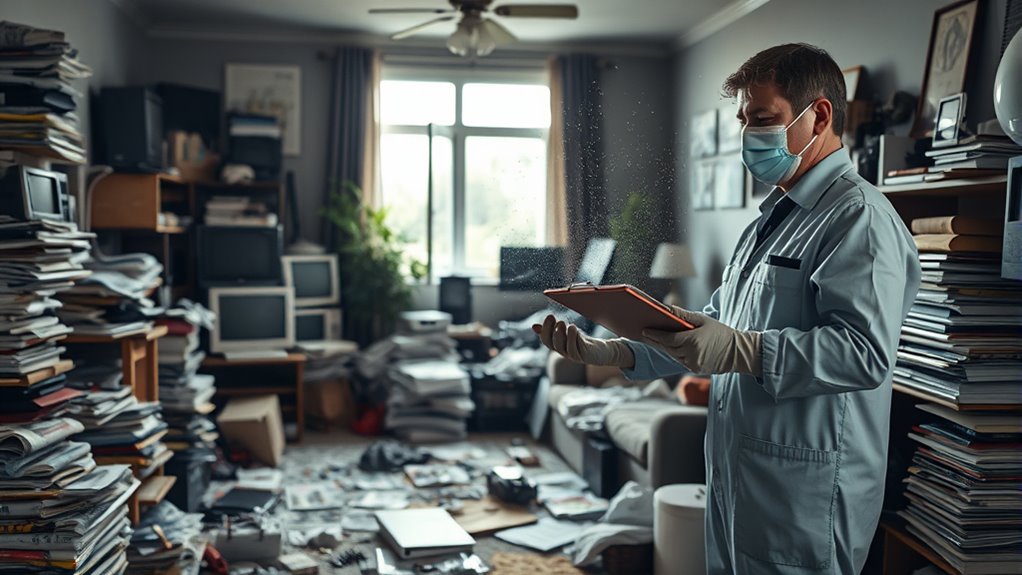 assessing clutter and accumulation