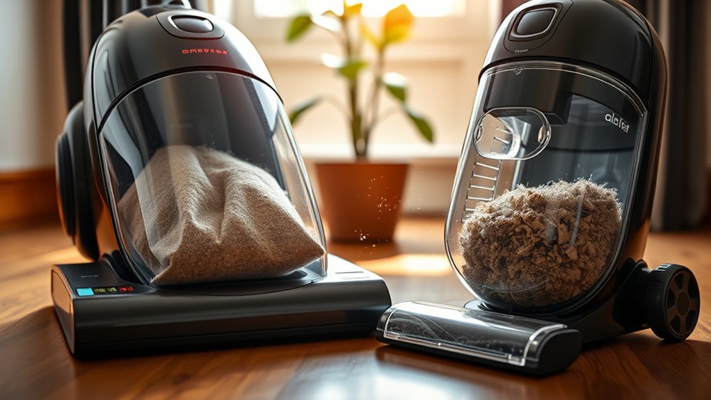 bagged versus bagless vacuums