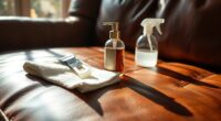 care for leather furniture