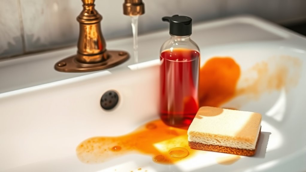 causes of rust stains