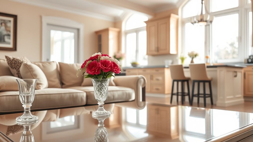 clean and tidy guest spaces