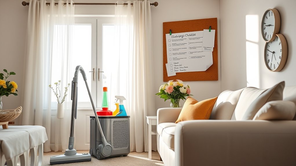 cleaning strategy and schedule