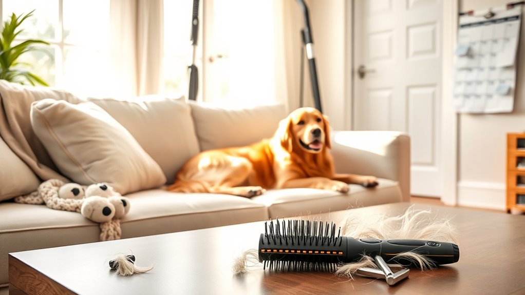 consistent grooming schedule implementation