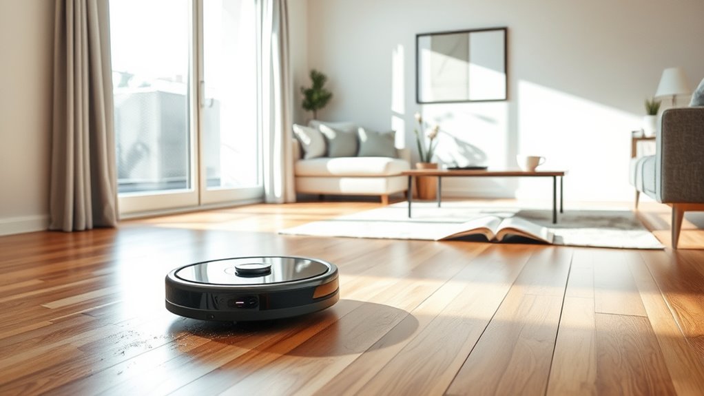 daily cleaning with robot