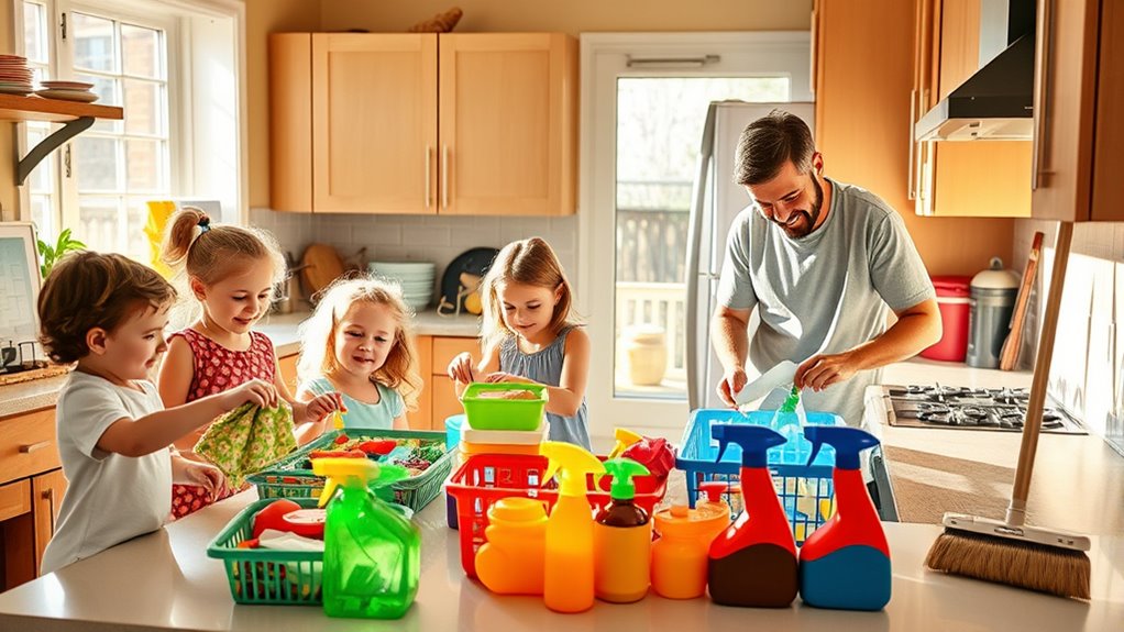 daily family cleaning routine