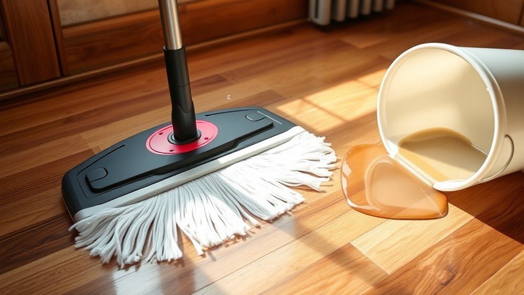 disadvantages of spin mops