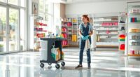 efficient retail space cleaning