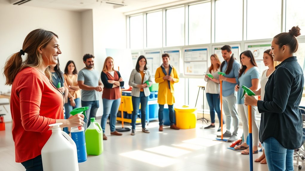 efficient team cleaning training