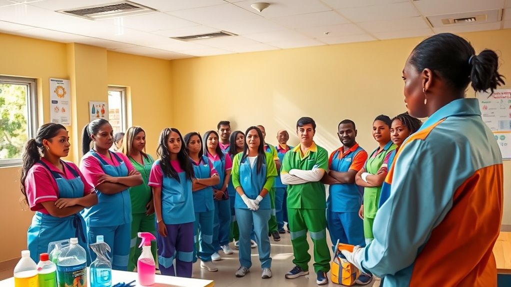 empowering cleaners through training