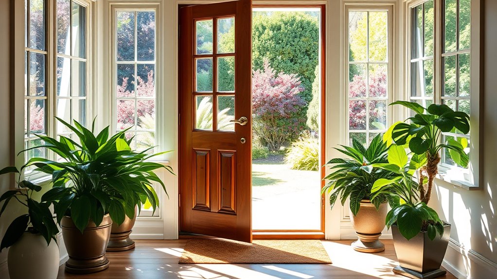 enhancing light and entryways
