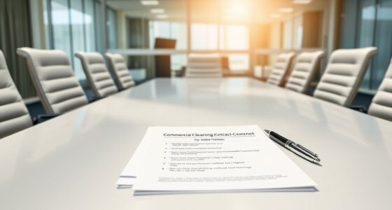 essential contract cleaning details