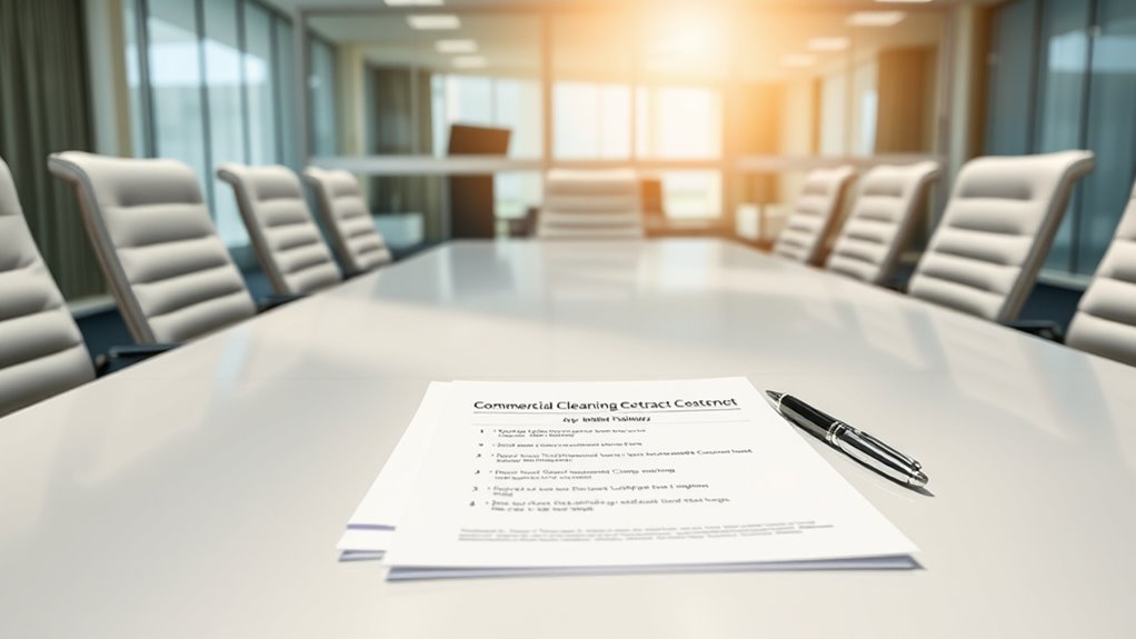 essential contract cleaning details