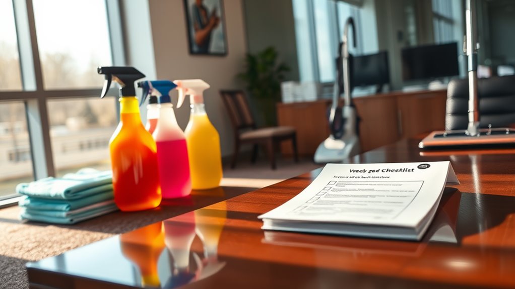 essential office janitorial items