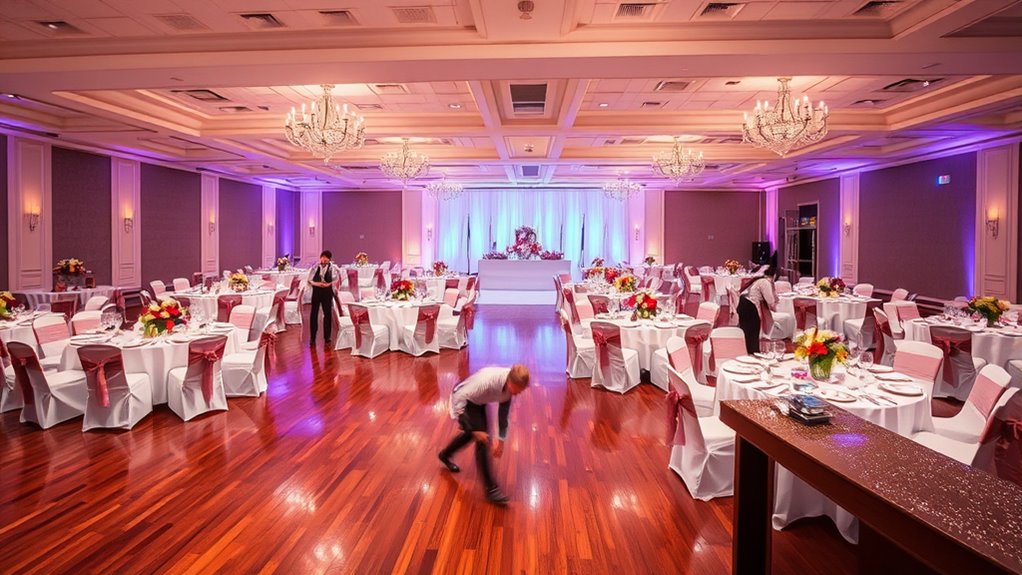 event venue cleaning tips