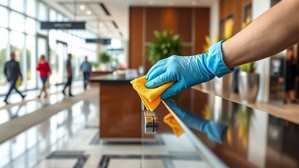 high touch surface cleaning protocol