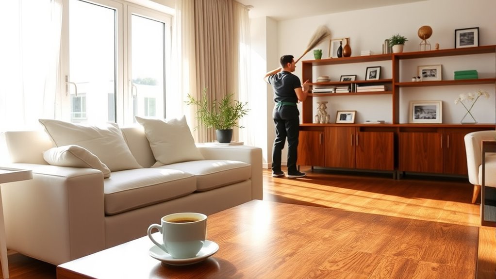 home during cleaning considerations