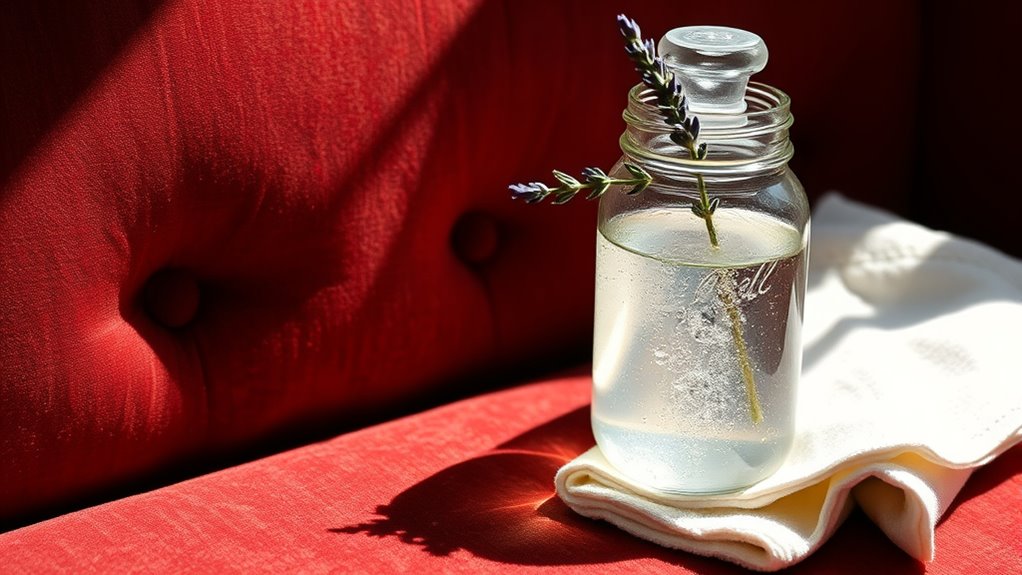 homemade upholstery cleaning solutions