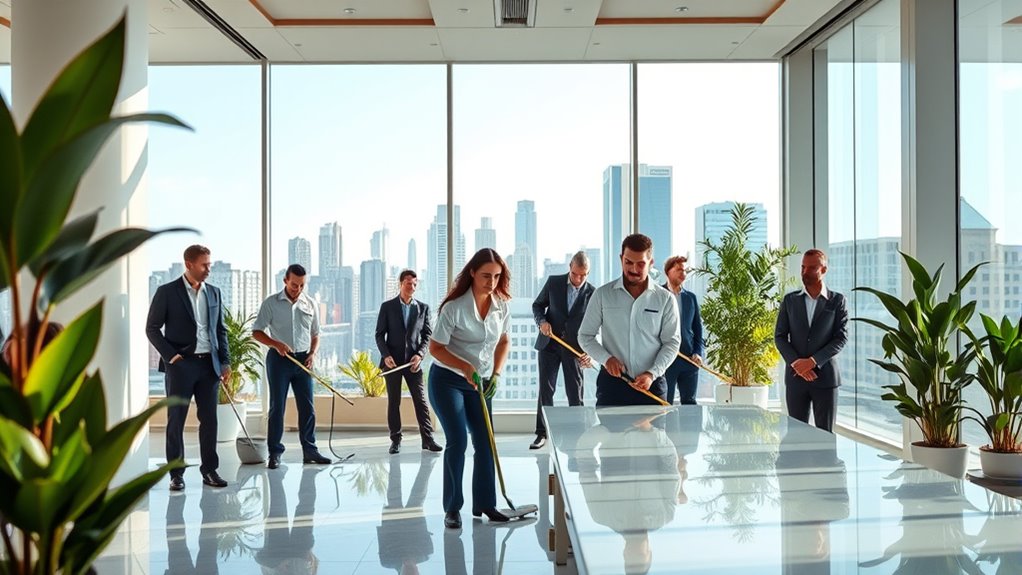 in house cleaning team advantages