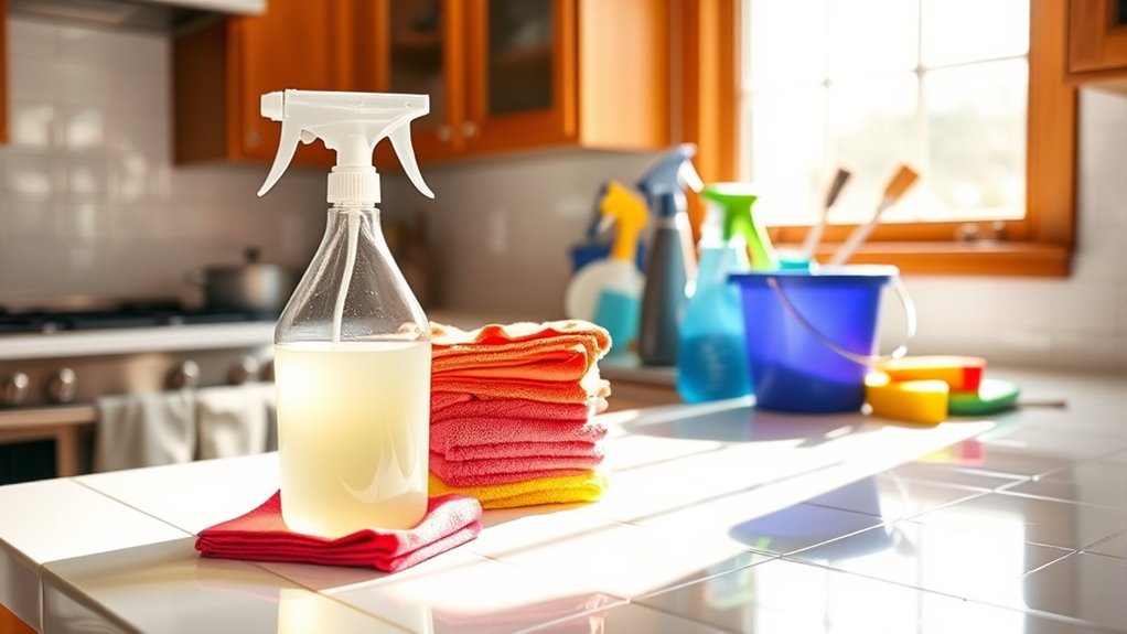 kitchen deep clean preparation