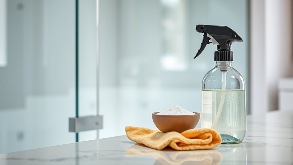 maintain clear glass regularly