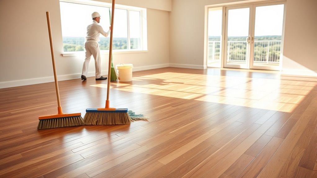 post construction cleaning process